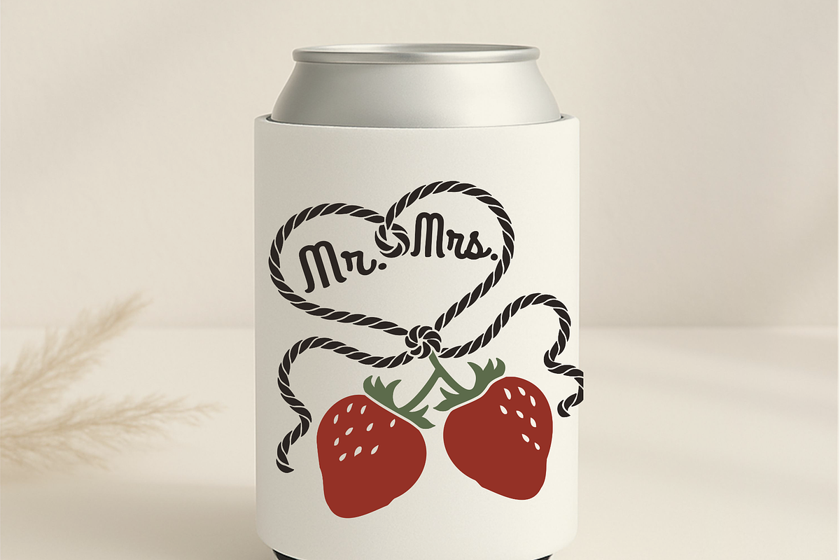 Bride Groom Strawberry SVG Cowgirl, a Graphic by TanchaArt (Photo 3 of 10)