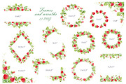 Strawberries frames, wreaths PNG, an Illustration by Alena Kurian (Thumbnail 2 of 2)