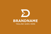 Letter D Tulip Flower Modern Logo, a Branding & Logo Template by Pray Art Design Studio (Thumbnail 2 of 2)