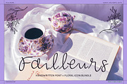 Failleurs Handwritten Font + Icons, a Handwritten Font by Side X Side Studio (Thumbnail 1 of 5)