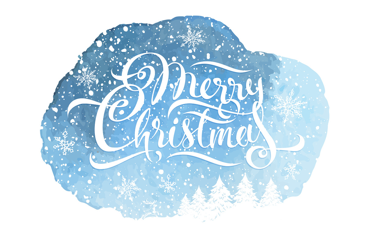 Merry Christmas Calligraphy, a Decorative Illustration by Margo Miller (Photo 24 of 24)