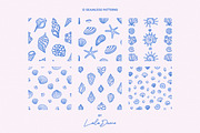 Seashells Clip Art & Patterns, an Object Graphic by Leila Divine (Thumbnail 10 of 13)