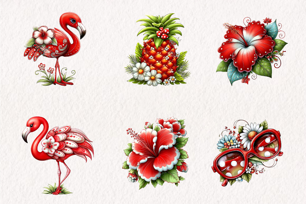 Whimsical Summer Clipart, an Illustration by CreationArt (Photo 5 of 7)
