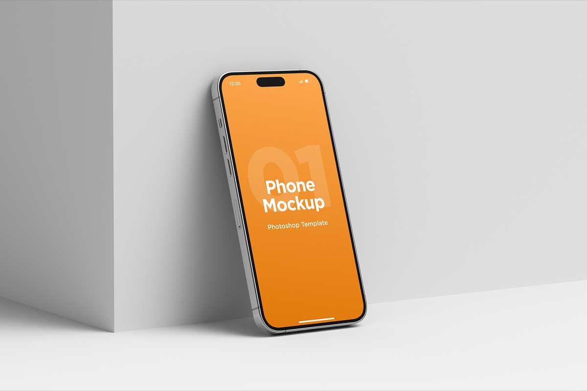 The Wall - iPhone 14 Pro Max Mockups, an iPhone Mockup by DreamVisuals (Photo 1 of 4)