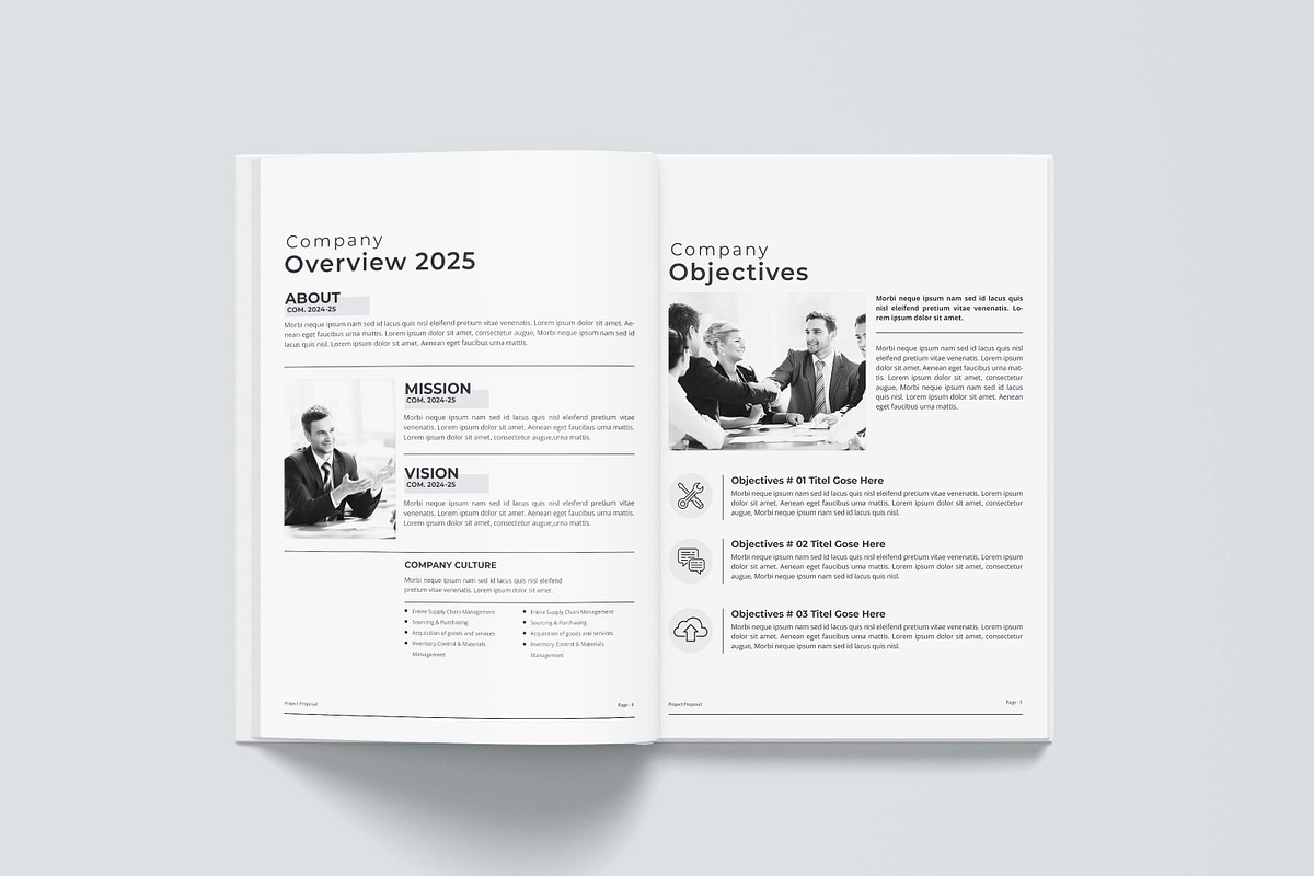 Project Proposal - Canva, a Brochure Template by obayes (Photo 11 of 21)