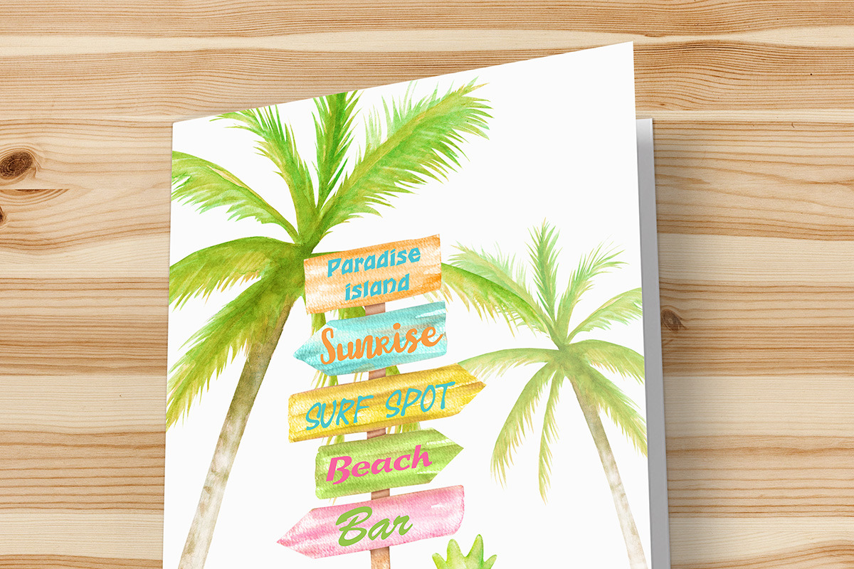 Watercolor surf clipart, an Illustration by Sweet sweet design (Photo 4 of 8)