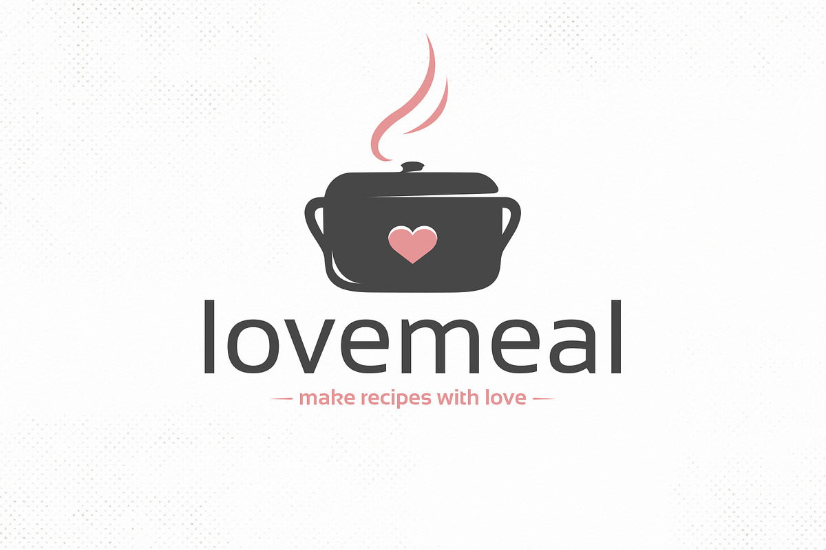 Love Meal Vector Logo Template, a Branding & Logo Template by vectorwithin (Photo 1 of 3)