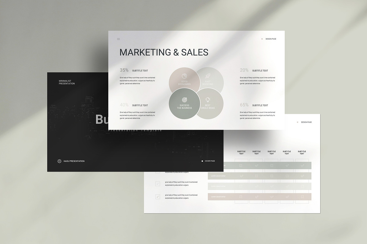 Business Plan Presentation Template, a Presentation Template by CreativeSlides (Photo 3 of 12)