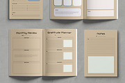 Daily Weekly Monthly Planner Book, a Stationery Template by MightyDesign (Thumbnail 3 of 6)