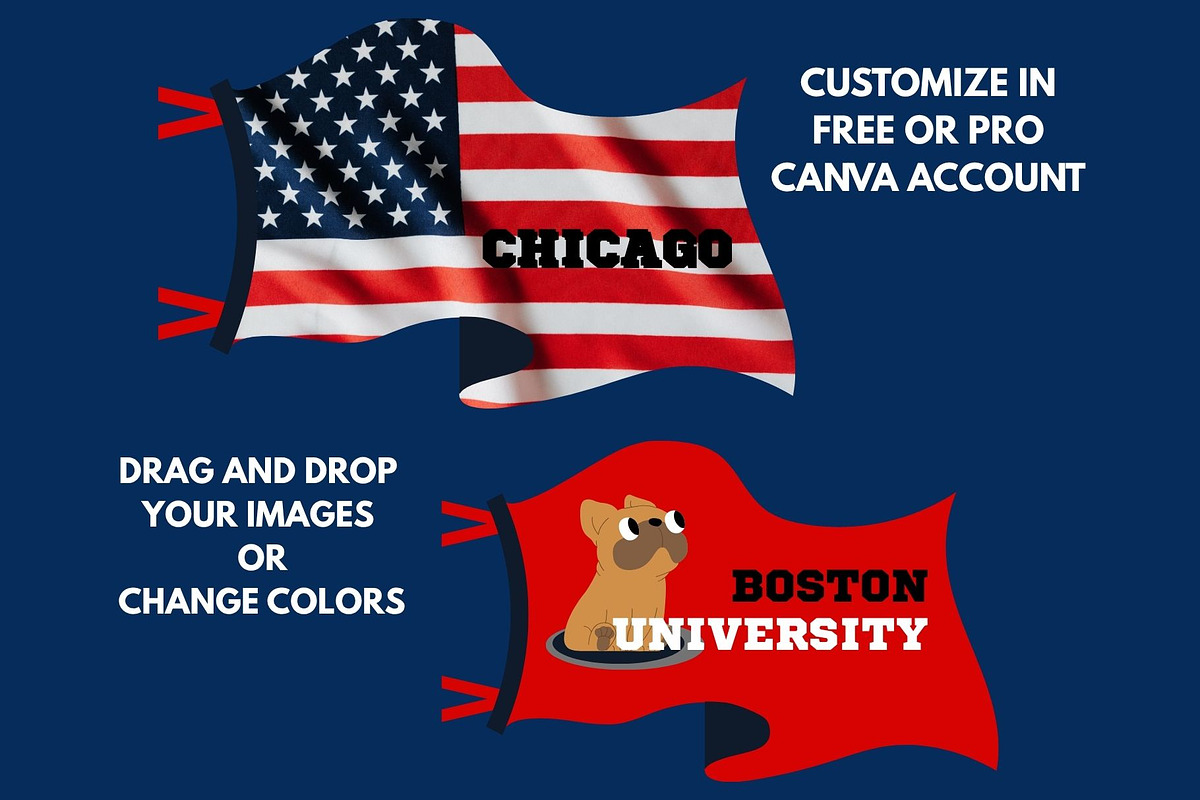 Pennant Canva Frames, Sports Banner, an Object Graphic by GraphiCarola (Photo 3 of 7)