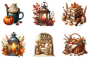 Cozy Beige AutumnFall Clipart, an Illustration by cherrydesign (Thumbnail 2 of 3)