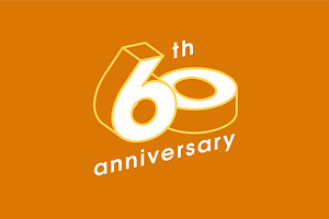 60 years anniversary vector icon, a Decorative Illustration by Darth Vector