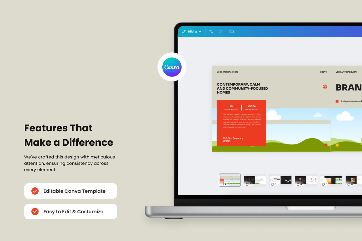 Verdant – Resident Brand Guideline, a Magazine Template by productype1 (Photo 3 of 6)