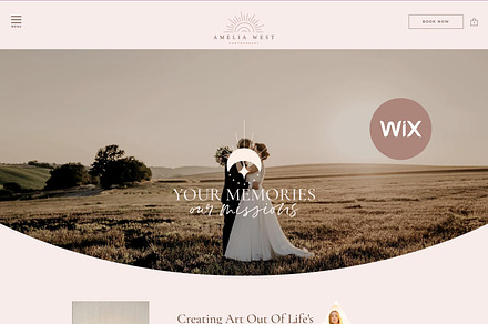 Wix Website Template - Photography, a Wix Template by Nes Design Co