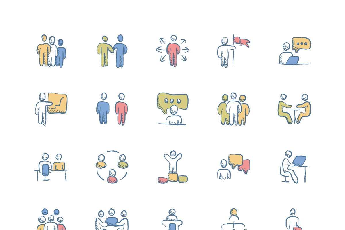 Business Peoples Hand Drawn, an Icon by Color Cubes (Photo 5 of 5)