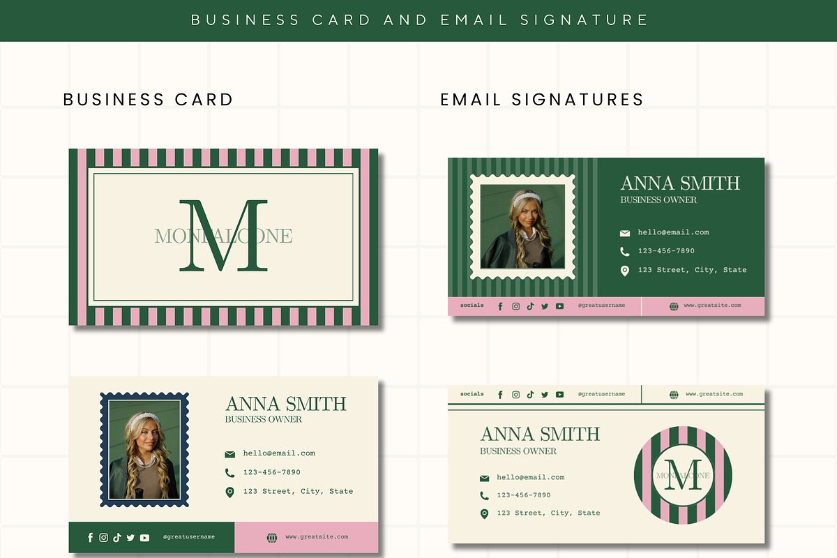 Canva Modern Branding Kit Template preview 4