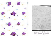 Wizard Hat Patterns, a Pattern Graphic by Palau (Thumbnail 8 of 9)