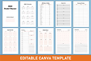 2024 Pocket Planner Canva Interior, a Stationery Template by Mustafiz (Thumbnail 2 of 4)