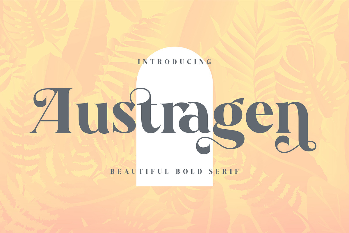 Austragen - Beautiful Bold Serif, a Serif Font by Almarkhatype (Photo 1 of 10)