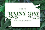 RAINY DAY Serif Font, a Serif Font by 177Studio (Thumbnail 1 of 5)