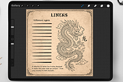 70 Tattoo Brushes for Procreate, a Brushes & More by Disyukov (Thumbnail 2 of 11)