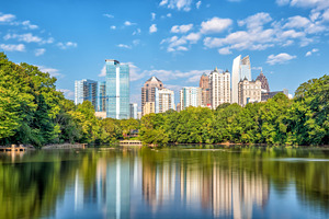 Midtown atlanta skyline featuring atlanta, park, and piedmont, an Architecture Photo by f11photo
