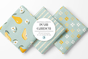Pear Garden – Seamless Pattern Set, a Pattern Graphic by PROTEA Watercolor Studio (Thumbnail 1 of 8)