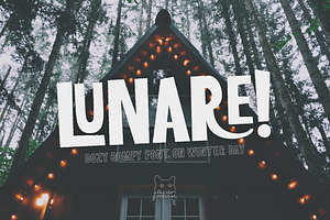 Lunare - Cozy Comfy Font