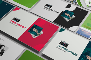 Photographer Website PSD template