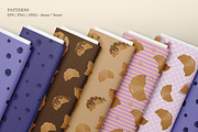 Pastries Bakery Clipart & Pattern, a Food Illustration by Vaniuta_Art (Thumbnail 5 of 13)