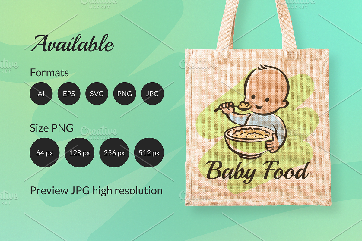 Baby Store Icons, an Outline Icon by Kalash (Photo 3 of 7)