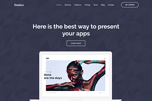 Dealarc - Landing Page Template