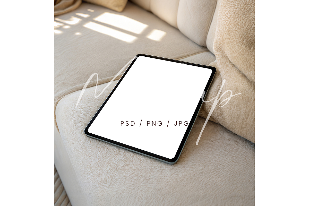 Realistic iPad Screen Mockup, a Product Mockup by TatiMockup (Photo 1 of 3)