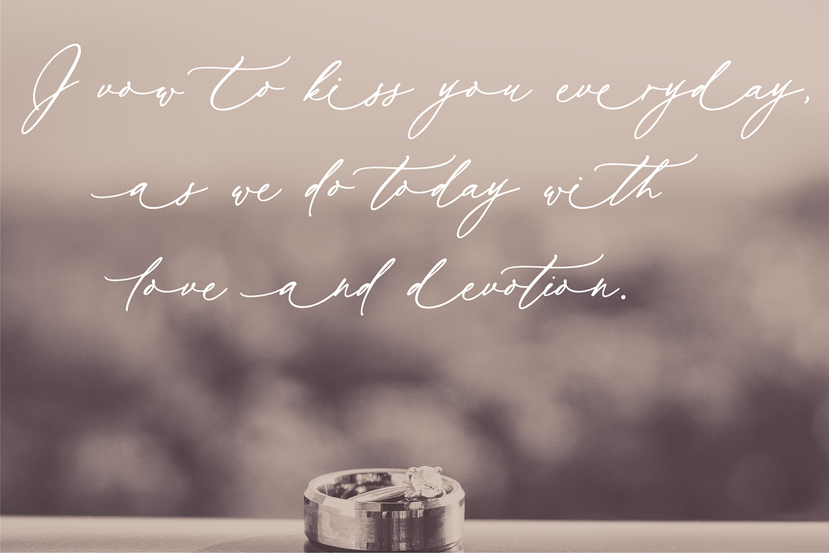 Wild Magnolia Luxury Script, a Script Font by theinkaffair (Photo 7 of 13)