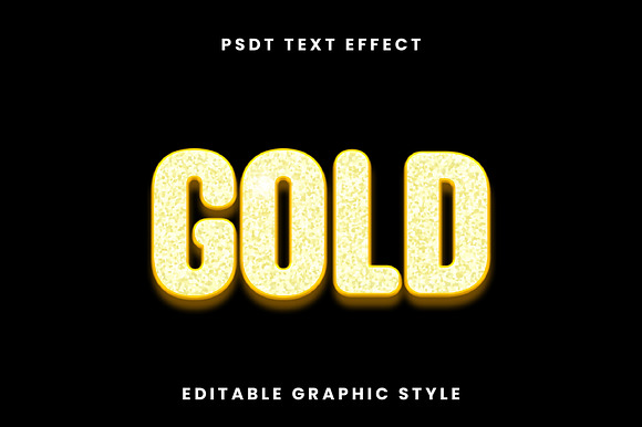 Glitter Shine 3D Text Effect preview 2