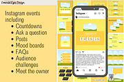 455 Canva Yellow Instagram Template, a Social Media Template by Emerald Eyes Design (Thumbnail 4 of 12)