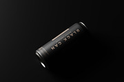 Black Soda or Beer Can Mockups, a Packaging Mockup by MockupFree.Net (Thumbnail 5 of 15)