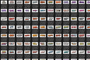102 BIG SET! Playful graffiti-style, an Object Illustration by ImageMir
