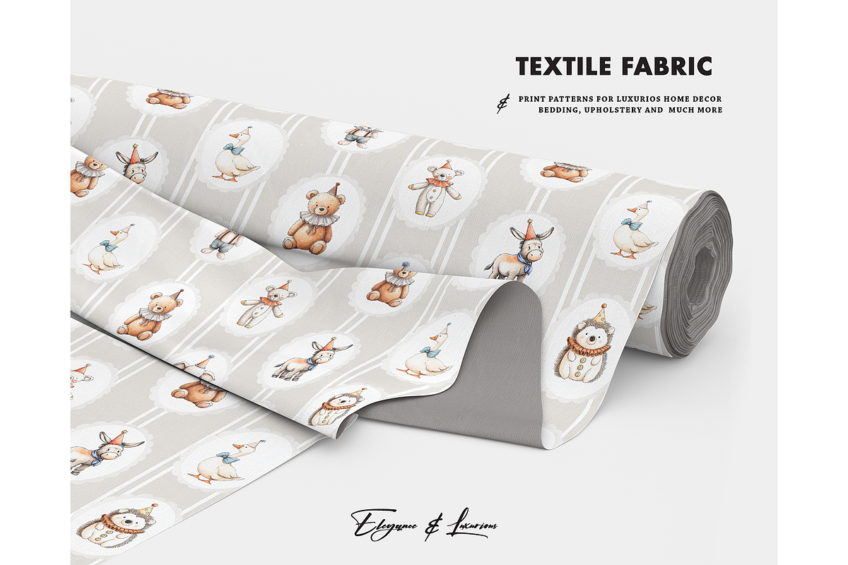 Vintage Toy box seamless pattern, a Pattern Graphic by Milatoo (Photo 4 of 8)