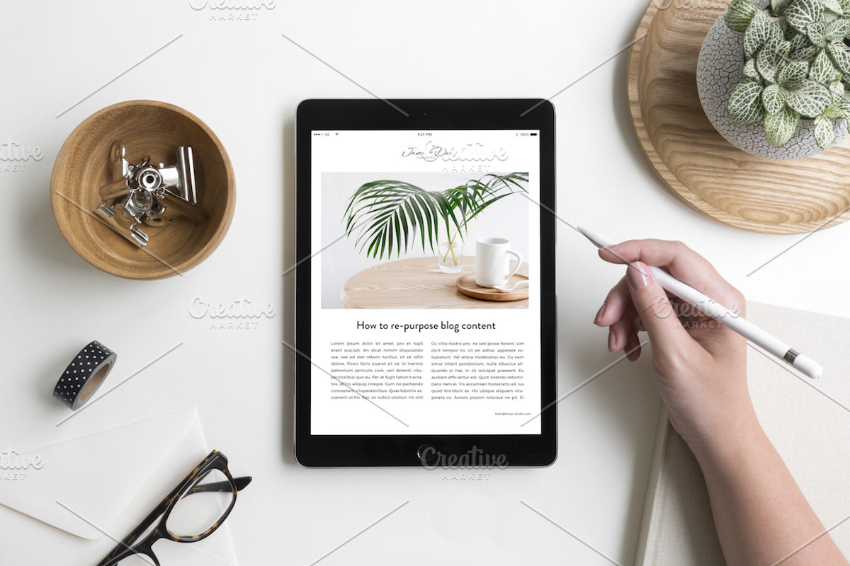 Lifestyle iPad Photo Mockups, an iPad Mockup by Moyo Studio (Photo 8 of 9)