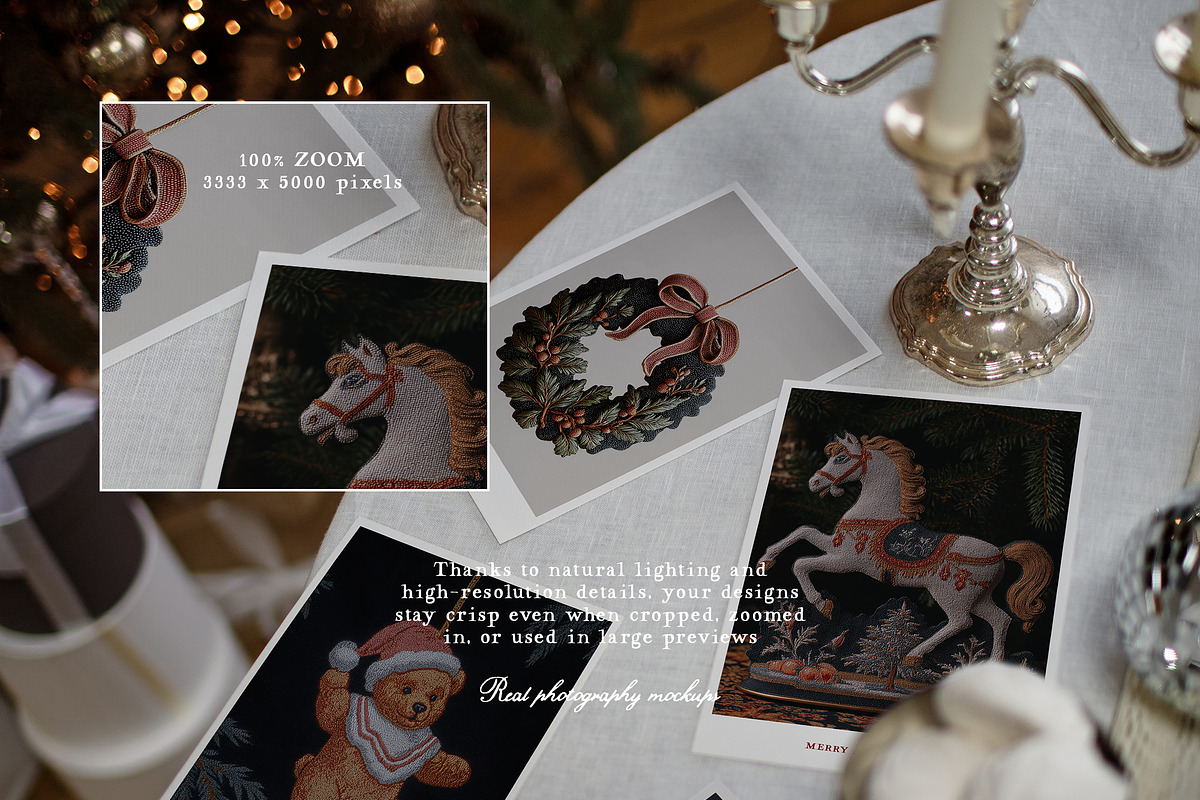 December Glow 150 Christmas Mockups, a Household Mockup by The Bambi Collective (Photo 3 of 17)