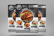 University Fast Food Flyer 3 Color, a Flyer Template by fatihakdemir (Thumbnail 3 of 5)