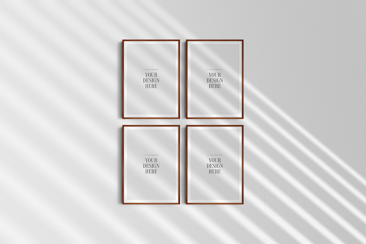 Frame Mockup BUNDLE 5:7 A4 Portrait, a Product Mockup by DESIGN BY nube (Photo 14 of 15)