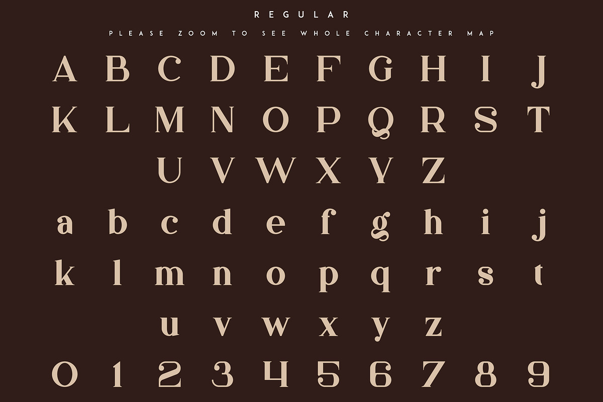 Bungalow Typeface - 9 fonts, a Serif Font by VP Fonts (Photo 10 of 19)