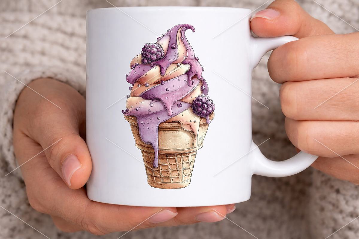 Whimsical Summer Sweet Treats Clipar, an Illustration by Canvas Craft (Photo 5 of 7)
