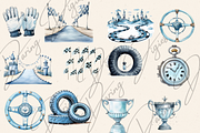 TURBO KID RACERS CLIPART BUNDLE, a Graphic by Daring Digies (Thumbnail 5 of 5)
