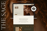 Therapist Website Template, a Squarespace Template by Glo Design Studio (Thumbnail 1 of 11)