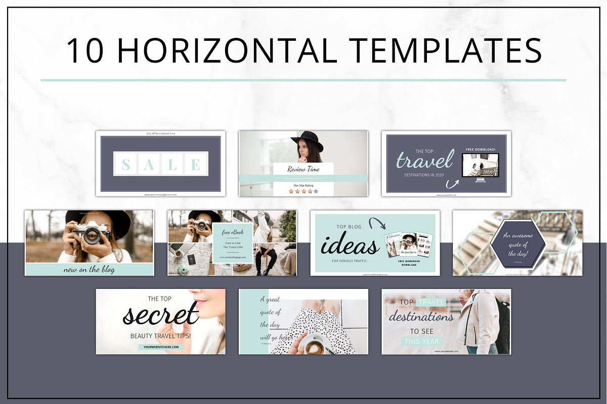 Social Media & Pinterest | Canva, a Social Media Template by Lady Boss Studio (Photo 6 of 7)