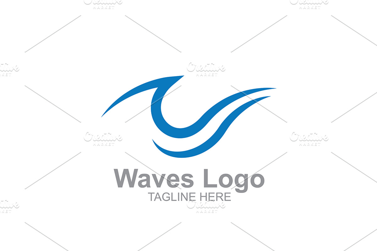 20 Logo Sea & Waves Templates Bundle, a Branding & Logo Template by Friendesigns (Photo 8 of 21)