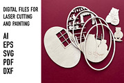 Badger Baking Layered Laser Cut File, an Object Graphic by HelloWood (Thumbnail 2 of 4)
